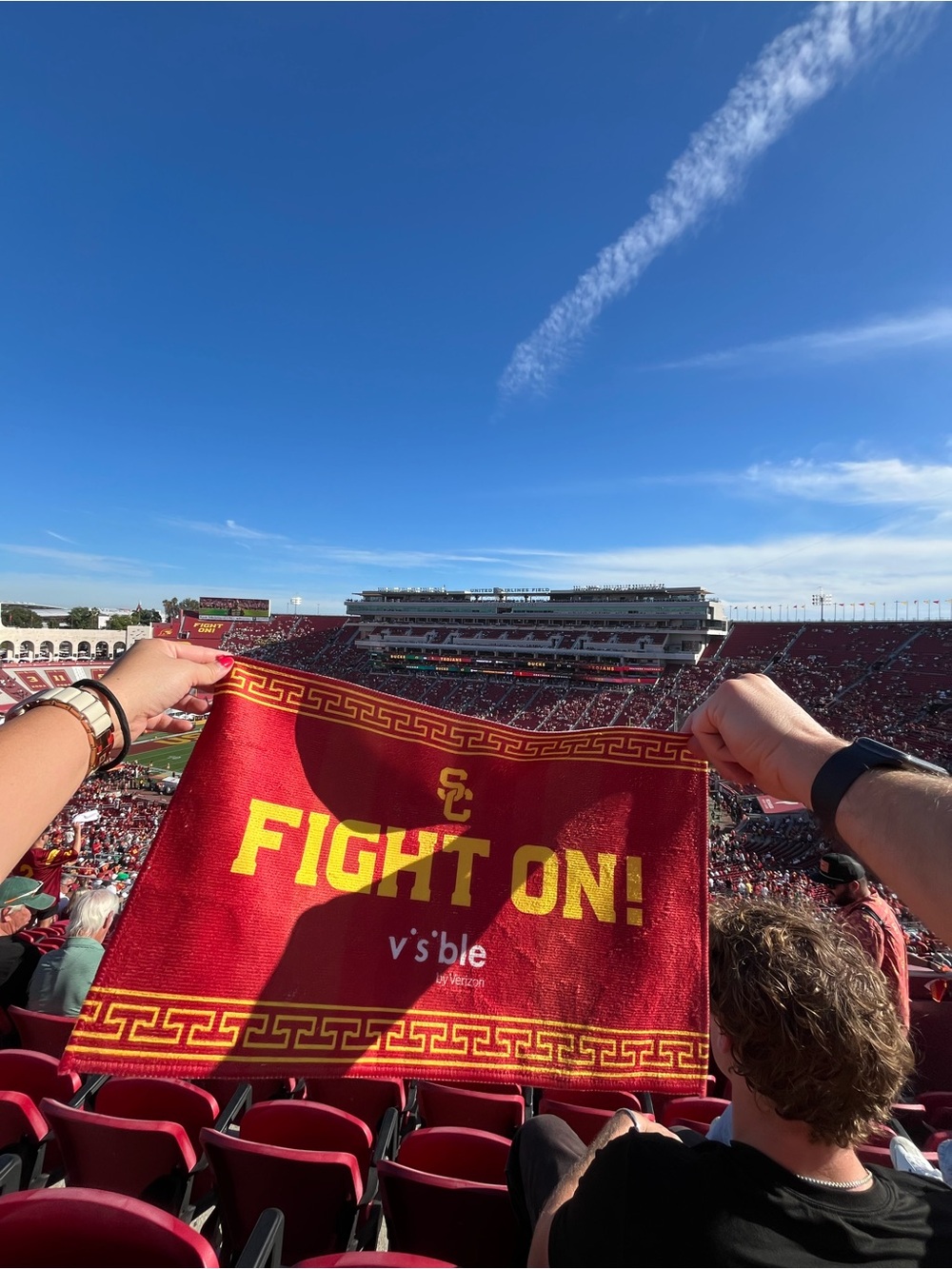 USC Rally Towel - given 9.26.26